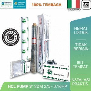 Pompa air sibel HCL Pump 3" SDM 2/5 - 0.16HP
