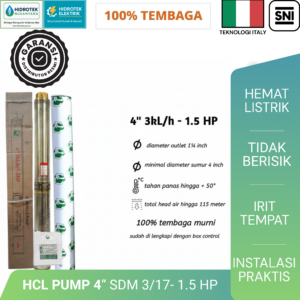Sibel HCL 4 inch 1.5 HP