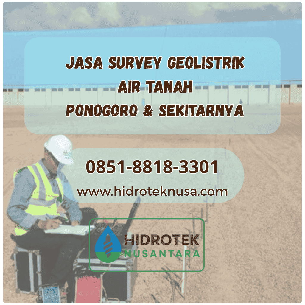 Survey Geolistrik Air Tanah Ponorogo