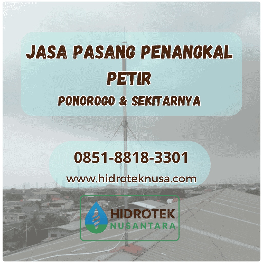 jasa pasang penangkal petir di ponorogo dan sekitarnya