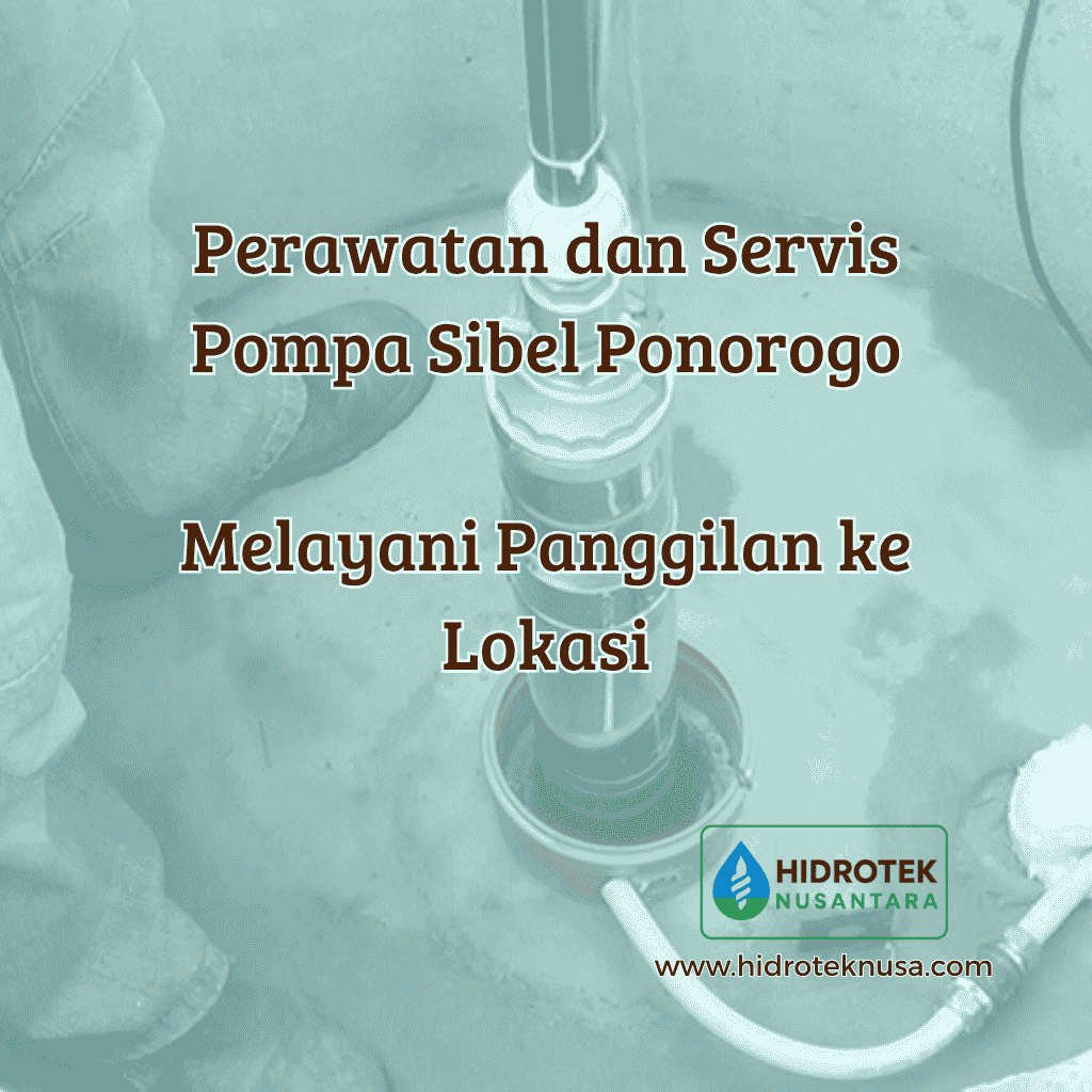 pemeriksaan motor pompa sibel oleh teknisi ahli hidrotek nusantara