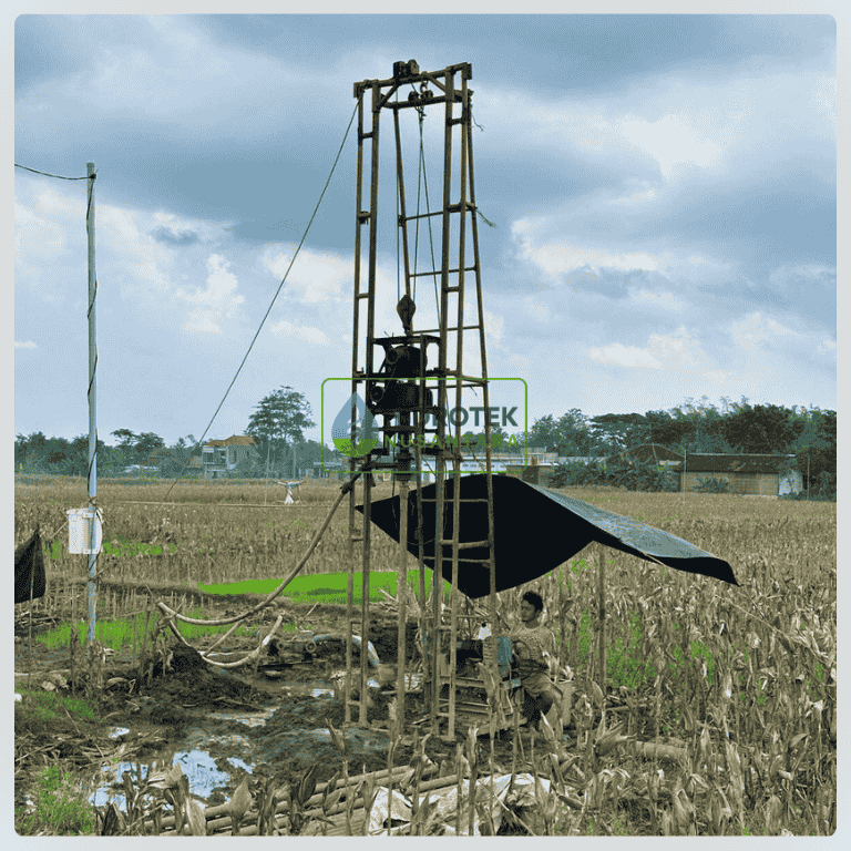 bor sumur persawahan
