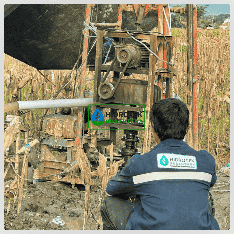 sumur bor sawah ponorogo