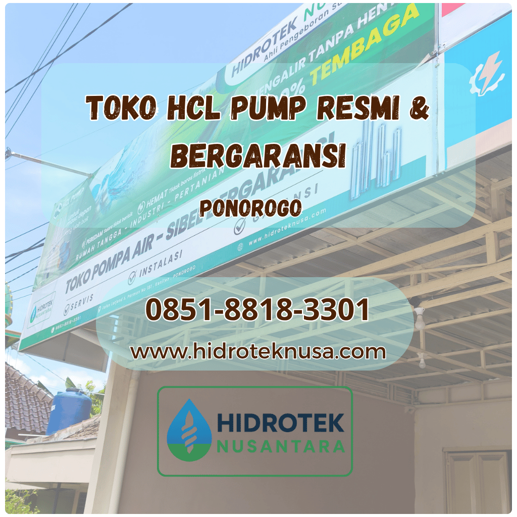 toko hcl pump ponorogo