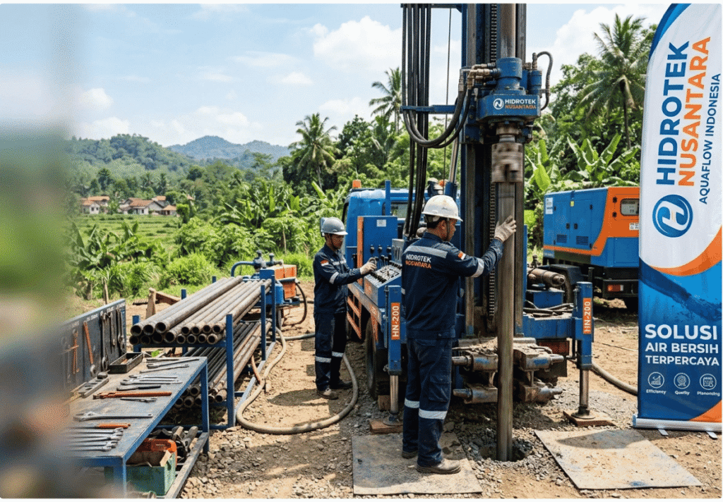 rincian biaya sumur bor lengkap