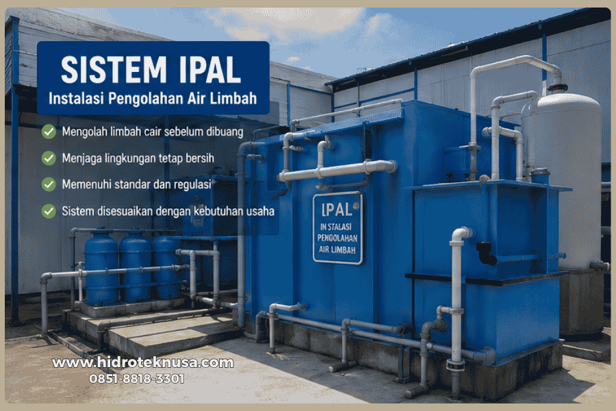 sistem ipal instalasi pengolahan air limbah