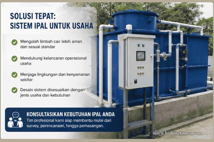 sistem ipal untuk usaha ponorogo