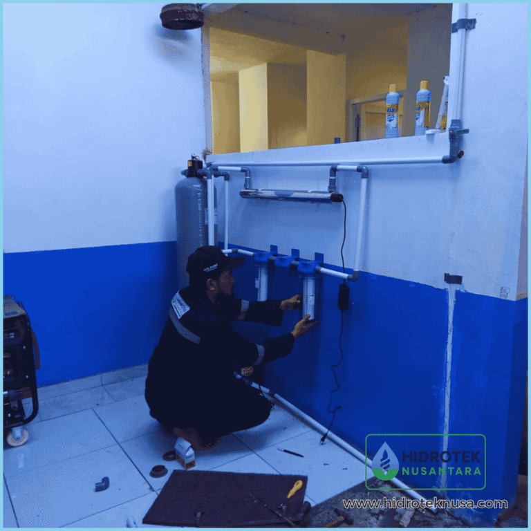 Jasa pemasangan filter air untuk kebutuhan dapur sppg