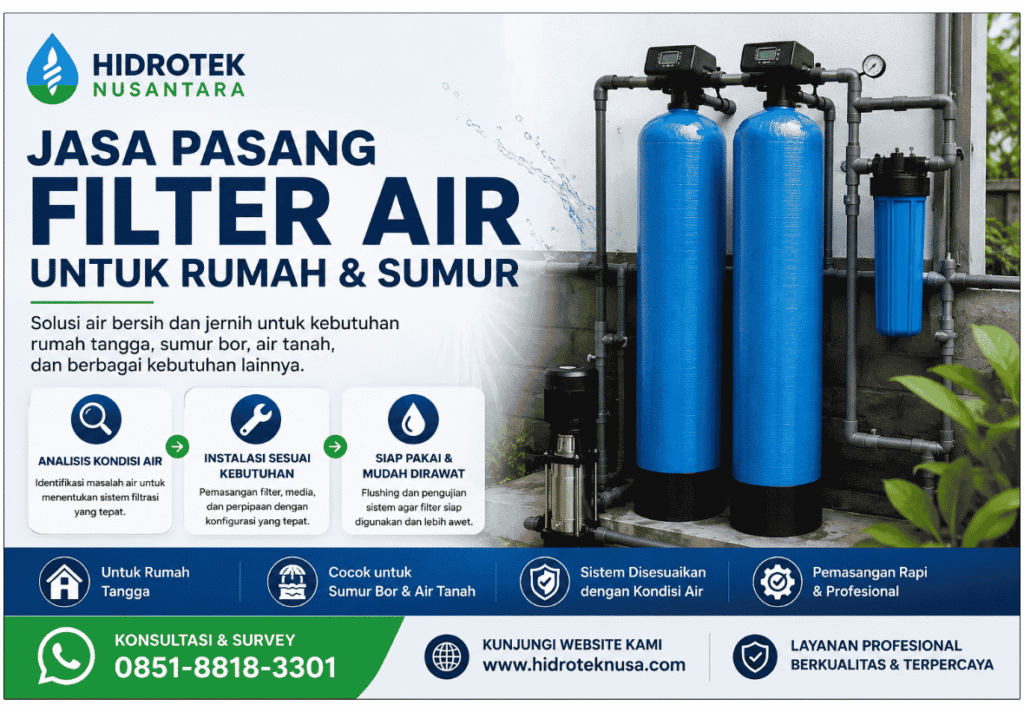 jasa pasang filter air