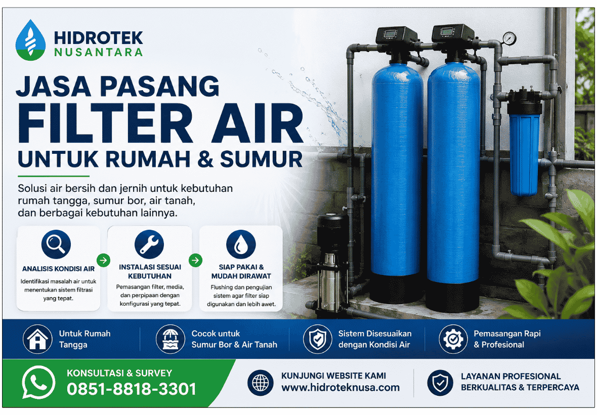 jasa pasang filter air